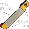 Affuteur multifonction de poche Worksharp 17 x 4 x 2,5 cm