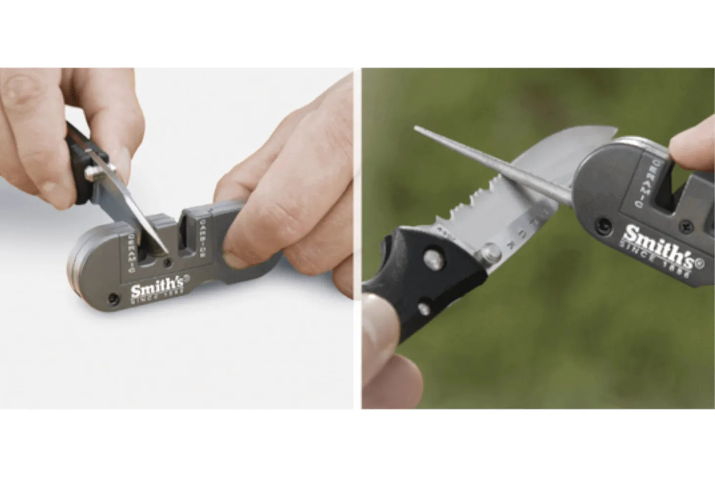 Aiguiseur de poche Smith's 2 fentes + tige diamant