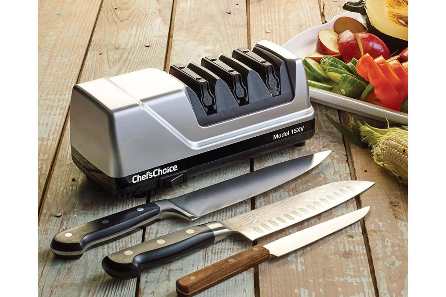 Aiguiseur électrique Chef's Choice Trizor XV CC15 couteaux européens et japonais