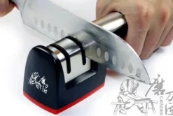 Aiguiseur manuel TAIDEA double sens 2 mollettes diamant et céramique