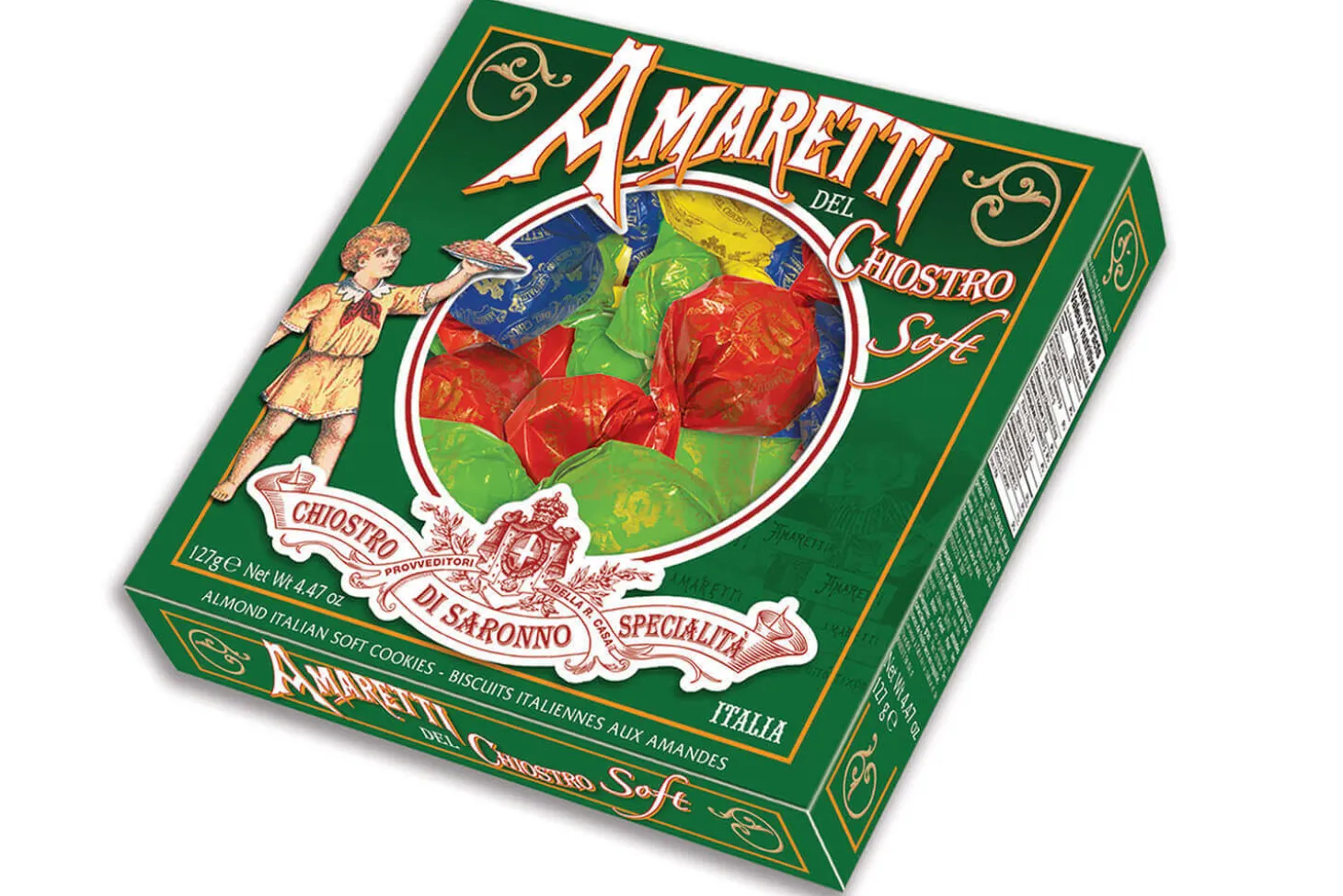 Amaretti moelleux Chiostro Di Saronno haut de gamme classiques - Boîte de 145g
