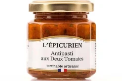 Antipasti aux Deux Tomates artisanal L'Épicurien fabriqué en France 100g