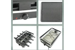 Appareil à raclette/grill Kela Geneva en fonte pour 8 personnes