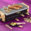Appareil à raclette/pierrade Kela Bedretto pour 8 personnes