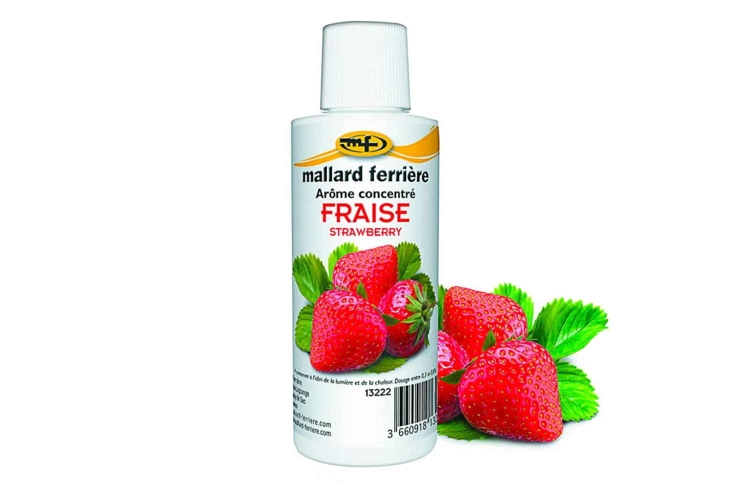 Arôme alimentaire concentré Mallard Ferrière fraise 125ml