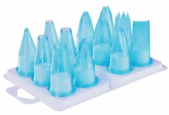 Assortiment de 12 douilles pour pâtisserie/cuisine polycarbonate bleu