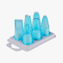 Assortiment de 6 douilles pâtissières polycarbonate bleu