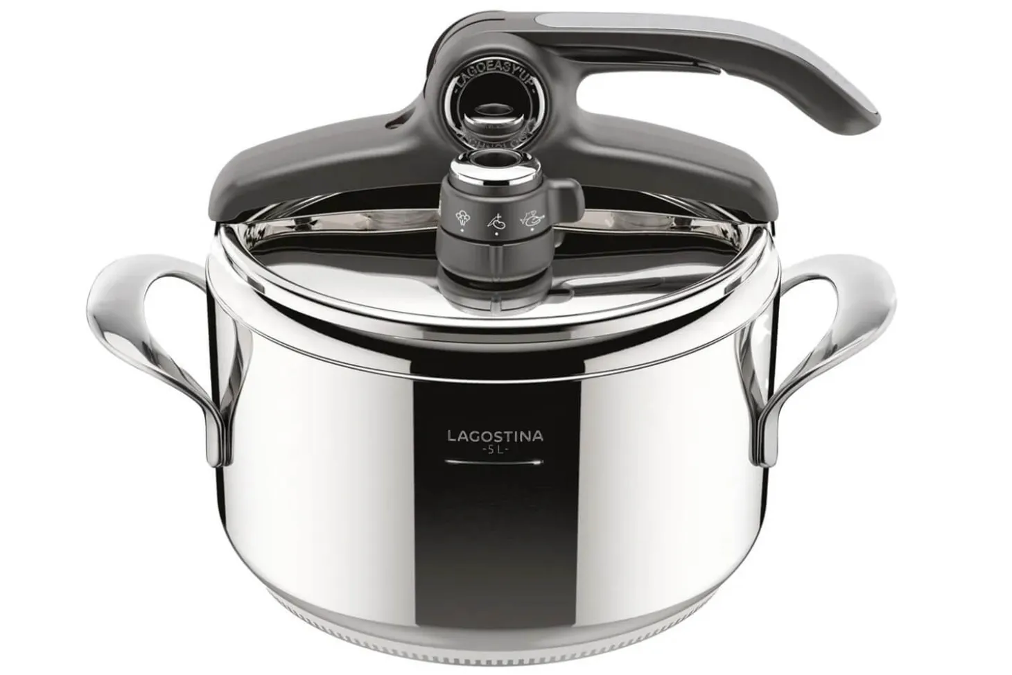 Autocuiseur Lagostina Diva Lagoeasy'up® acier inoxydable 18/10