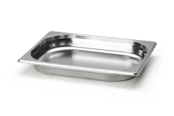 Bac gastronorme en inox pour planche à découper Continenta - 32,5x26,5x4cm