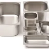 Bac gastronorme GN 1/6 18/0 inox 1,5L Comas - Hauteur 10cm