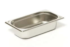 Bac gastronorme GN 1/4 inox 18/0 1,6L Comas - Hauteur 6,5cm