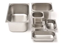 Bac gastronorme GN 1/2 inox 18/0 1L Comas - Hauteur 2cm
