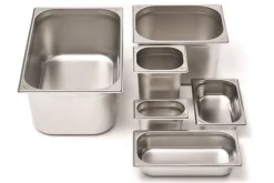 Bac gastronorme GN 1/4 inox 18/0 2,6L Comas - Hauteur 10cm