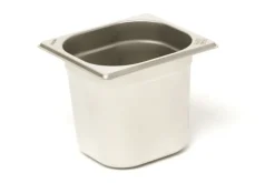 Bac gastronorme GN 1/6 inox 18/0 2,2L Comas - Hauteur 15cm