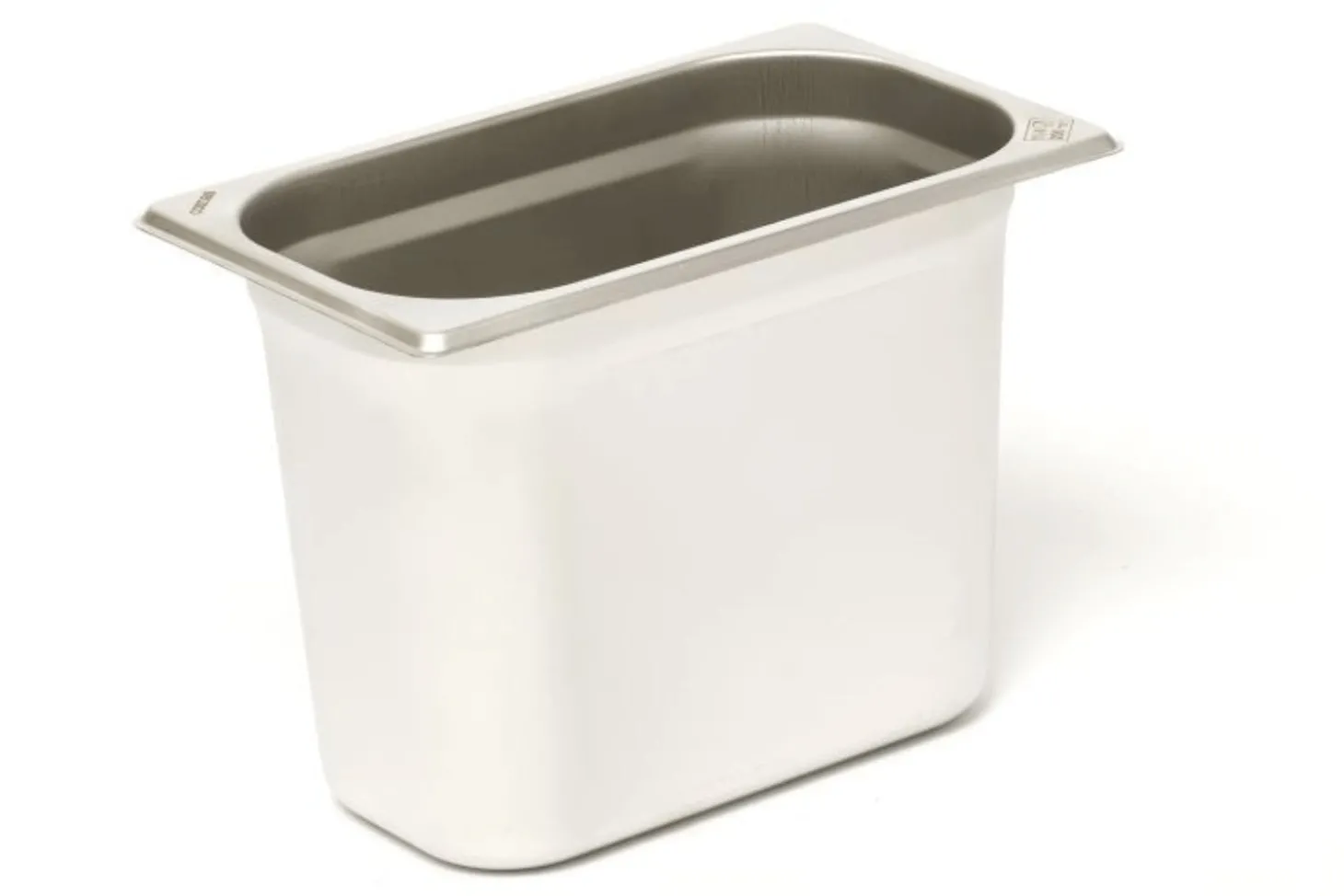 Bac gastronorme GN 1/4 inox 18/0 5L Comas - Hauteur 20cm
