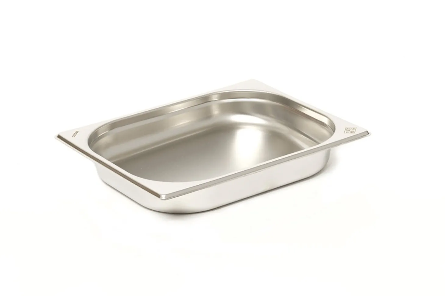 Bac gastronorme GN 1/2 inox 18/0 2,3L Comas - Hauteur 4cm