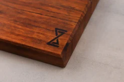 Barre aimantée artisanale Essences Creations en bois d'ovangkol ondé 42cm - 6 places - N°2