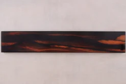 Barre aimantée artisanale Essences Creations en ébène de Macassar 45cm 6 places - N°5