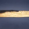 Barre aimantée artisanale Essences Creations en bouleau madré brûlé Shu Sugi Ban 45cm modèle 1