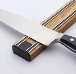Barre aimantée surpuissante Bisbell Bisichef 50cm en bois