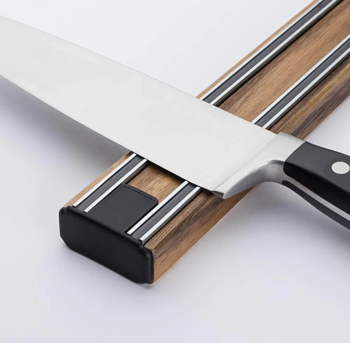Barre aimantée surpuissante Bisbell Bisichef 35cm en bois