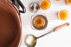 Bassine à confiture De Buyer en cuivre lisse et anses en fonte