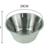 Bassine pâtissière Gobel diamètre 20cm en acier inoxydable