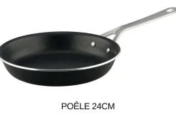 Batterie de cuisine Alessi Pots&Pans 6 pièces design par Jasper Morrison