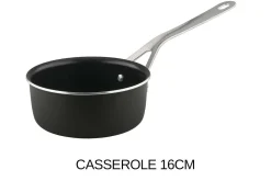 Batterie de cuisine Alessi Pots&Pans 6 pièces design par Jasper Morrison