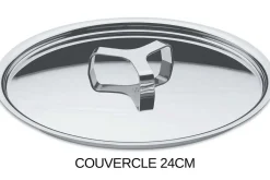 Batterie de cuisine Alessi Pots&Pans 6 pièces design par Jasper Morrison