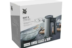 Batteur à main WMF Kult X avec 2 paires de crochets en inox 18/10 Cromargan