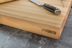 Billot de cuisine Fukito en bois de hêtre certifié FSC - 45 x 30 x 6,2 cm