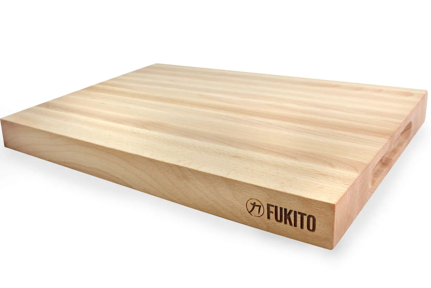 Billot de cuisine Fukito en bois de hêtre certifié FSC - 45 x 30 x 4 cm