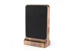 Bloc aimanté Bisbell en acacia soft touch pour 8 couteaux