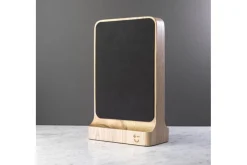 Bloc aimanté Bisbell en frêne soft touch pour 8 couteaux