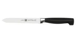 Bloc couteaux bois naturel 6 pièces Zwilling Four Star lames forgées
