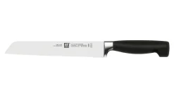 Bloc couteaux bois naturel 6 pièces Zwilling Four Star lames forgées