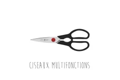 Bloc couteaux hêtre 7 pièces Zwilling Professionnal S lames forgées