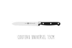 Bloc couteaux hêtre 7 pièces Zwilling Professionnal S lames forgées
