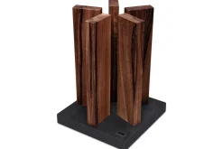 Bloc cuisine KAI Stonehenge aimanté en noyer et granite - 10 places