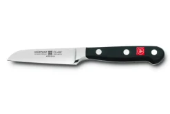 Bloc cuisine Wusthof Classic noir 7 pièces - 5 couteaux + 1 fusil et une paire de ciseaux