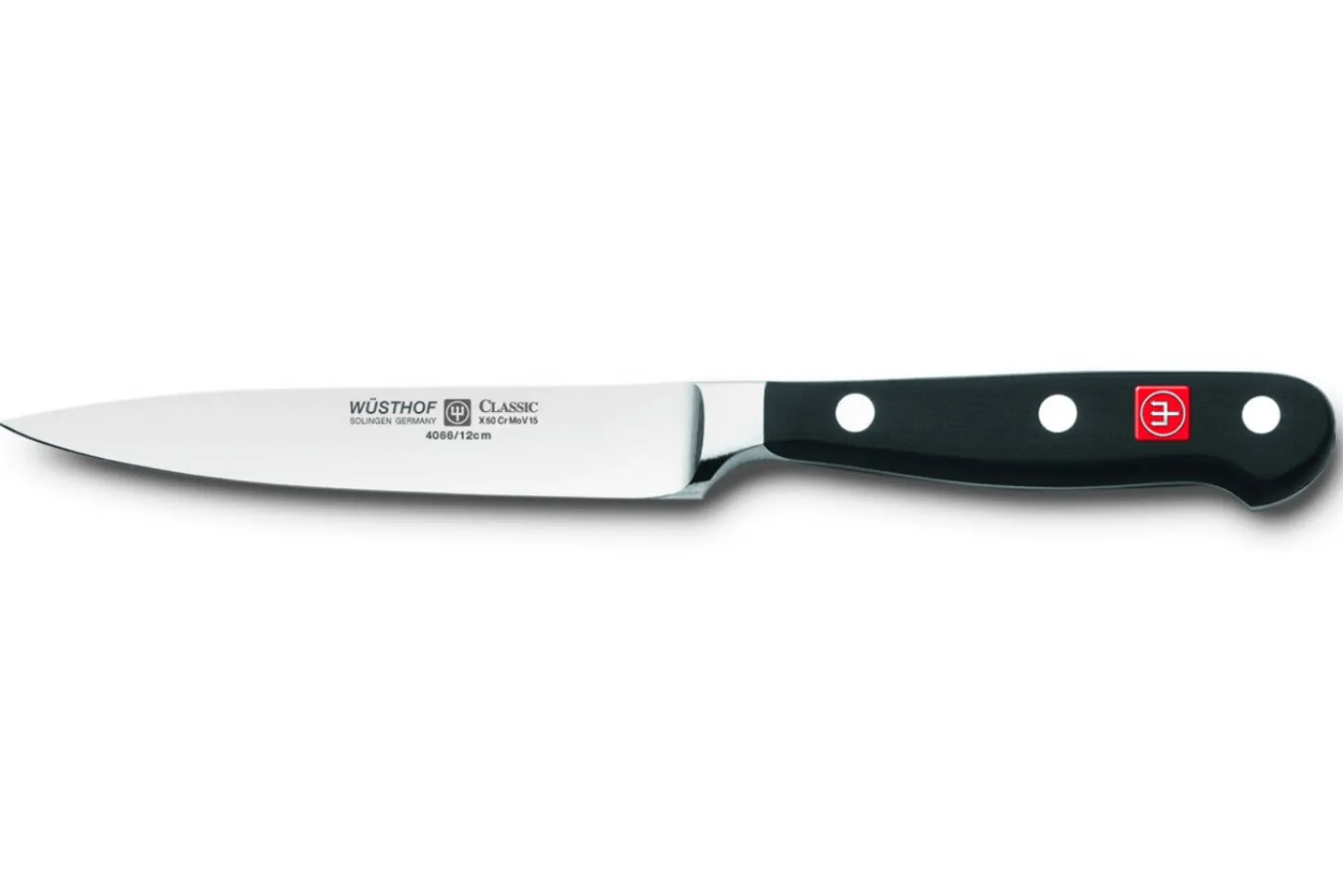 Bloc cuisine Wusthof Classic forgés 7 pièces - 5 couteaux + 1 fusil et une paire de ciseaux