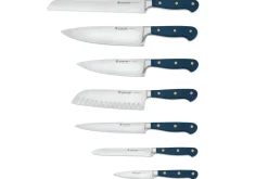 Bloc de 7 couteaux Wusthof Classic Colour Wild Blueberry forgés