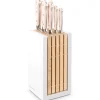 Bloc de 7 couteaux Wusthof Classic Colour Pink Himalayan Salt forgés
