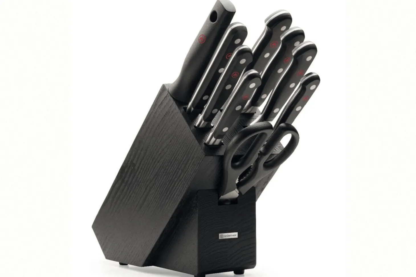 Bloc de 9 couteaux Wusthof Classic forgés coloris anthracite