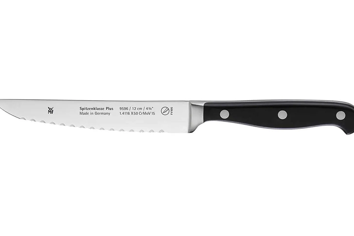 Bloc en chêne WMF Spitzenklasse Plus 5 couteaux de cuisine rivetés