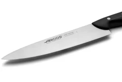 Bloc en pin 4 couteaux + 1 fusil Arcos MAITRE lames acier inox NITRUM