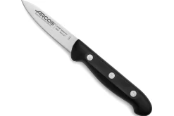 Bloc en pin 4 couteaux + 1 fusil Arcos MAITRE lames acier inox NITRUM