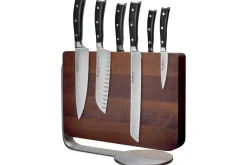 Bloc magnétique haut de gamme avec 6 couteaux Wusthof Classic Ikon forgés