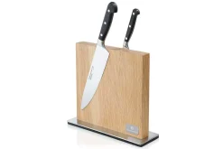 Bloc magnétique Zassenhaus en bois pour 10 couteaux de cuisine